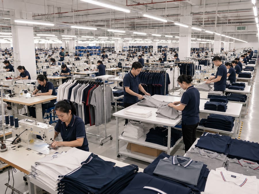 Sản xuất mẫu thực tế tại xưởng