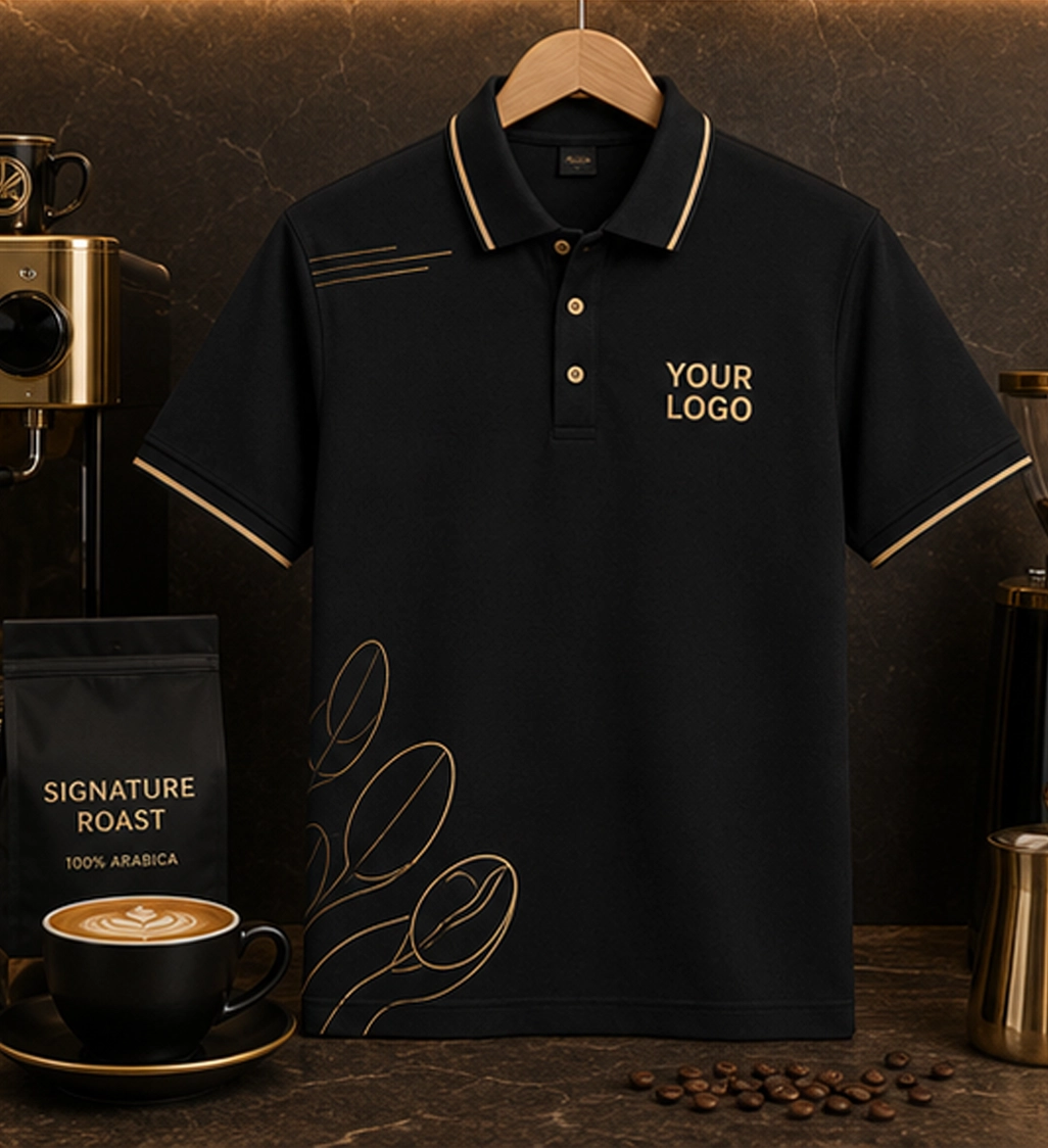 Áo đồng phục quán cafe 5