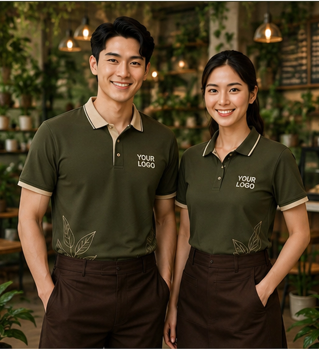 Áo đồng phục quán cafe 2