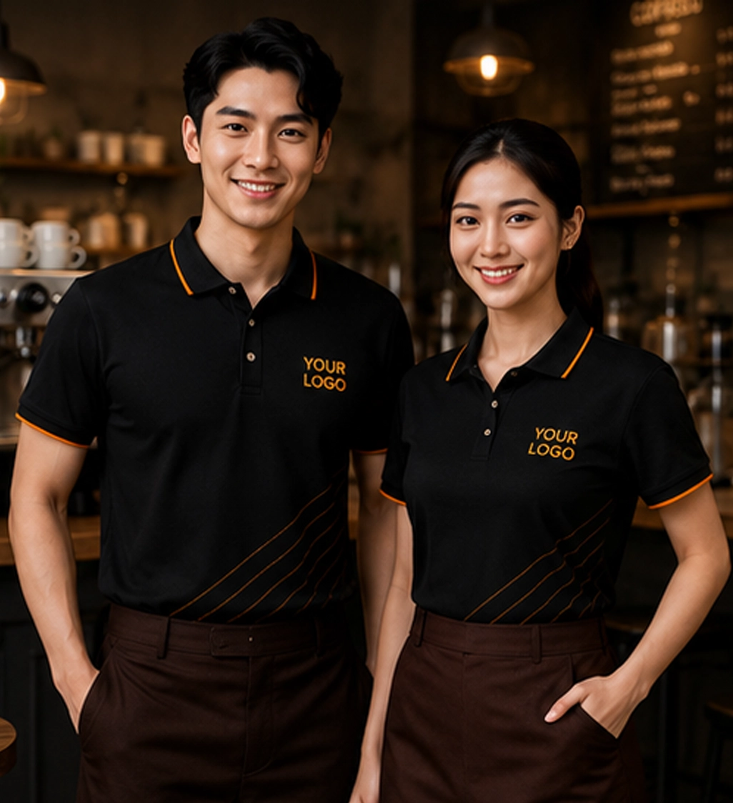 Áo đồng phục quán cafe 6
