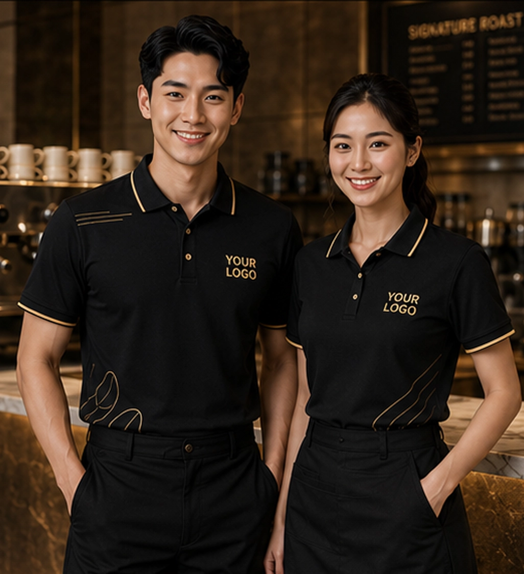 Áo đồng phục quán cafe 5