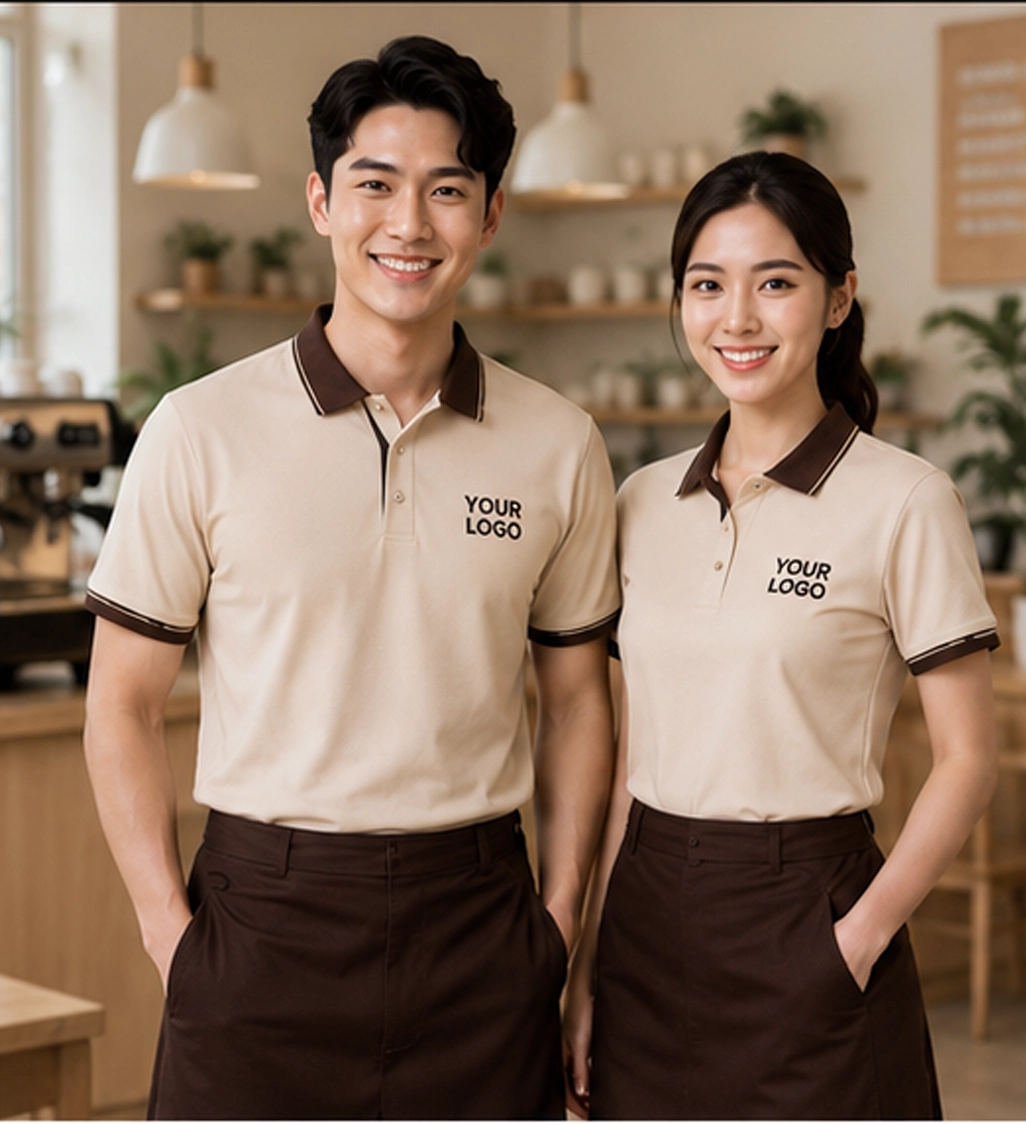 Áo đồng phục quán cafe 1