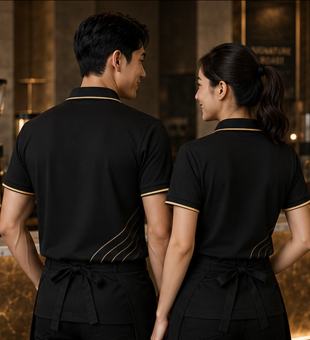 Áo đồng phục quán cafe 5