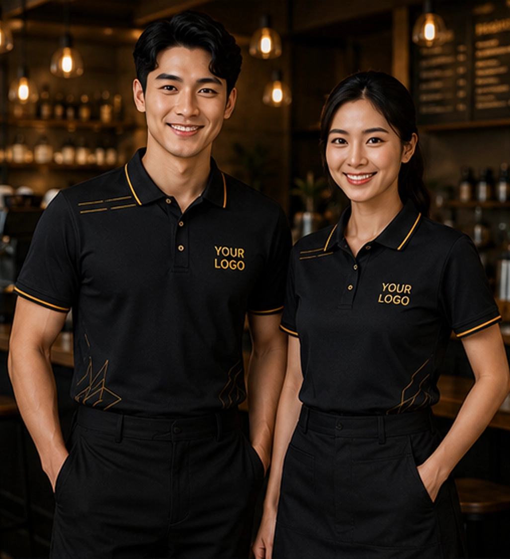 Áo đồng phục quán cafe 3