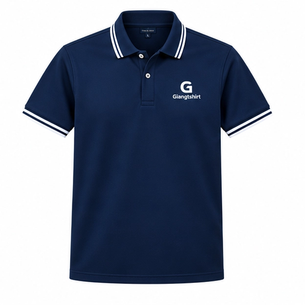 Áo đồng phục polo xanh navy GTS01