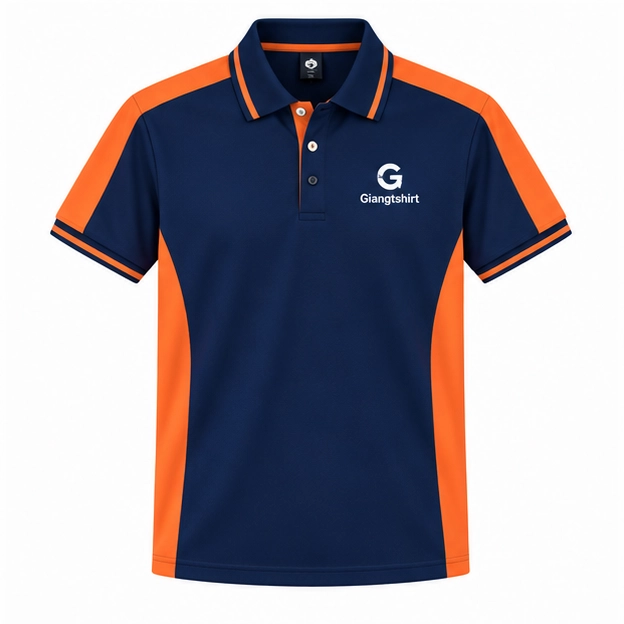 Áo đồng phục sơ mi xanh navy GT011