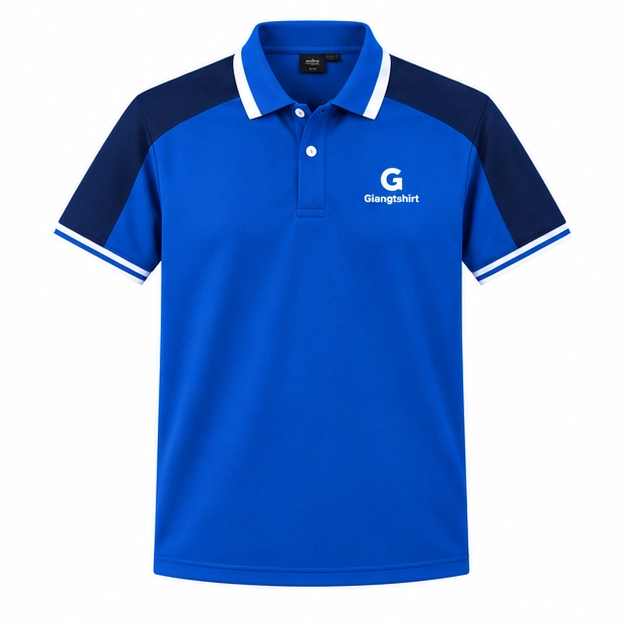 Áo đồng phục sơ mi xanh navy GT07