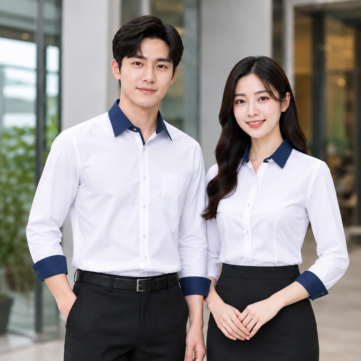 Áo đồng phục sơ mi doanh nghiêp gt01