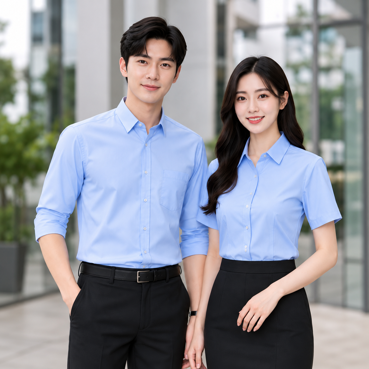 Áo đồng phục sơ mi doanh nghiêp gt03