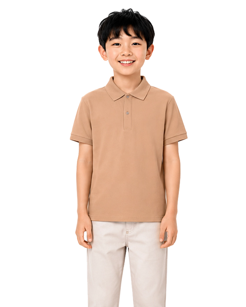 Áo polo trẻ em - Cà phê 4