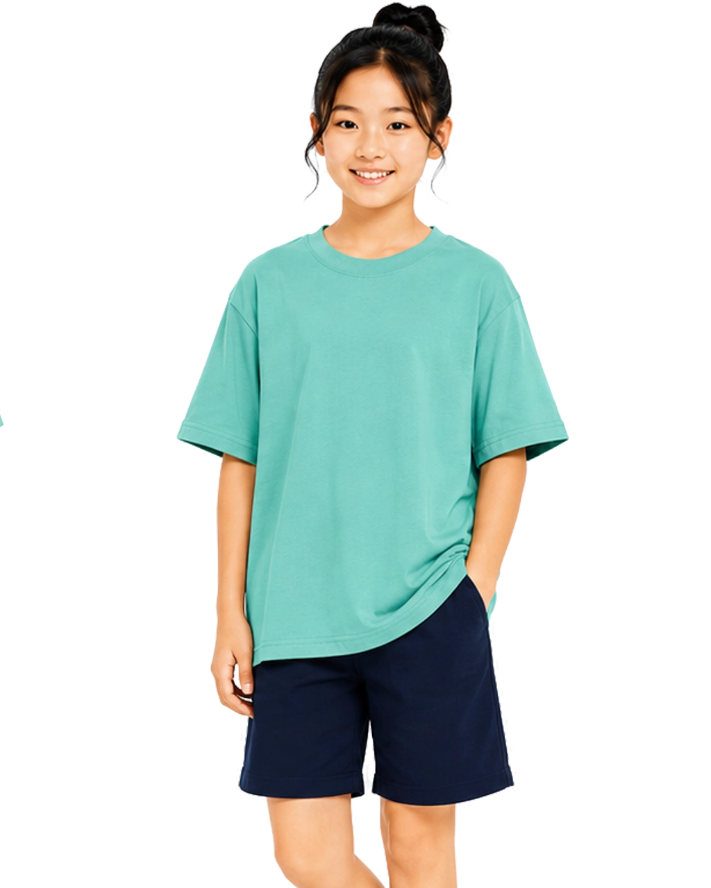 Áo trẻ em CT80 - Bạc hà 4