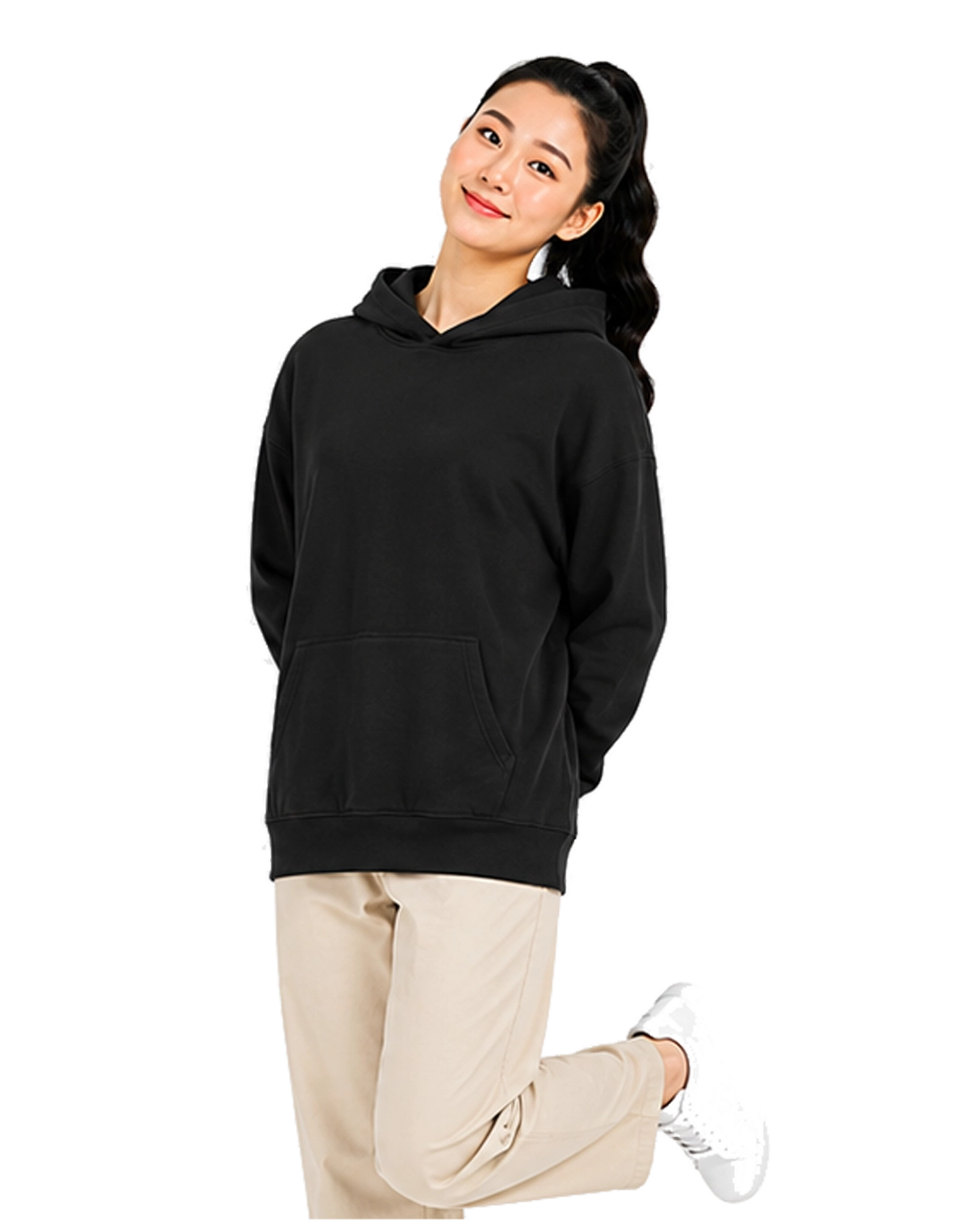 Áo hoodie - Đen 4
